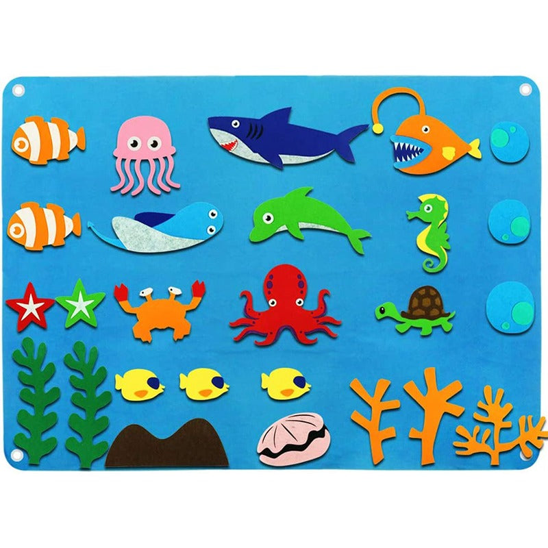 FeltFarm - Interactive Felt Game Board for Children