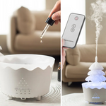 Christmas Aroma Diffuser – USB Humidifier with LED Lighting