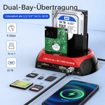Datenzugang mit der flexiblen Festplattendockingstation