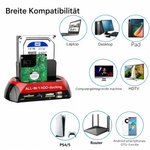Datenzugang mit der flexiblen Festplattendockingstation