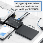 Datenrettungsadapter USB | SATA- und IDE-Verbindung | Schneller Zugriff auf Daten