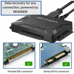 Datenrettungsadapter USB | SATA- und IDE-Verbindung | Schneller Zugriff auf Daten