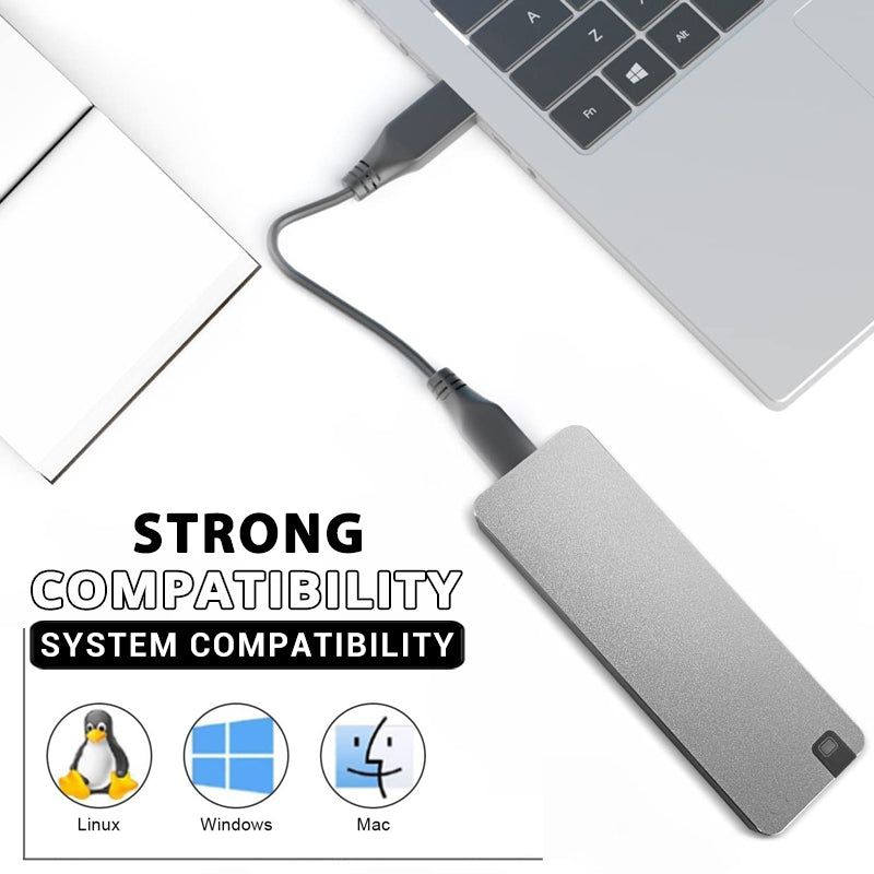Externe SSD | Schnelle USB-Datenübertragung | Robustes Gehäuse | DatenFest
