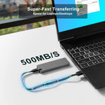 Externe SSD | Schnelle USB-Datenübertragung | Robustes Gehäuse | DatenFest