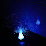Fascinating Light Sculpture with Crystal Base – Colorful Atmosphere for Your Home