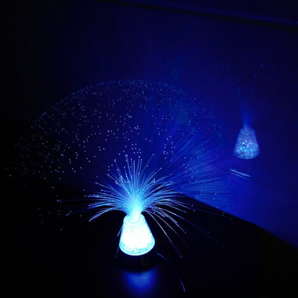 Fascinating Light Sculpture with Crystal Base – Colorful Atmosphere for Your Home