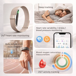 Intelligenter Aktivitätsmonitor | Herzfrequenz, Blutdruck und Schlafanalyse