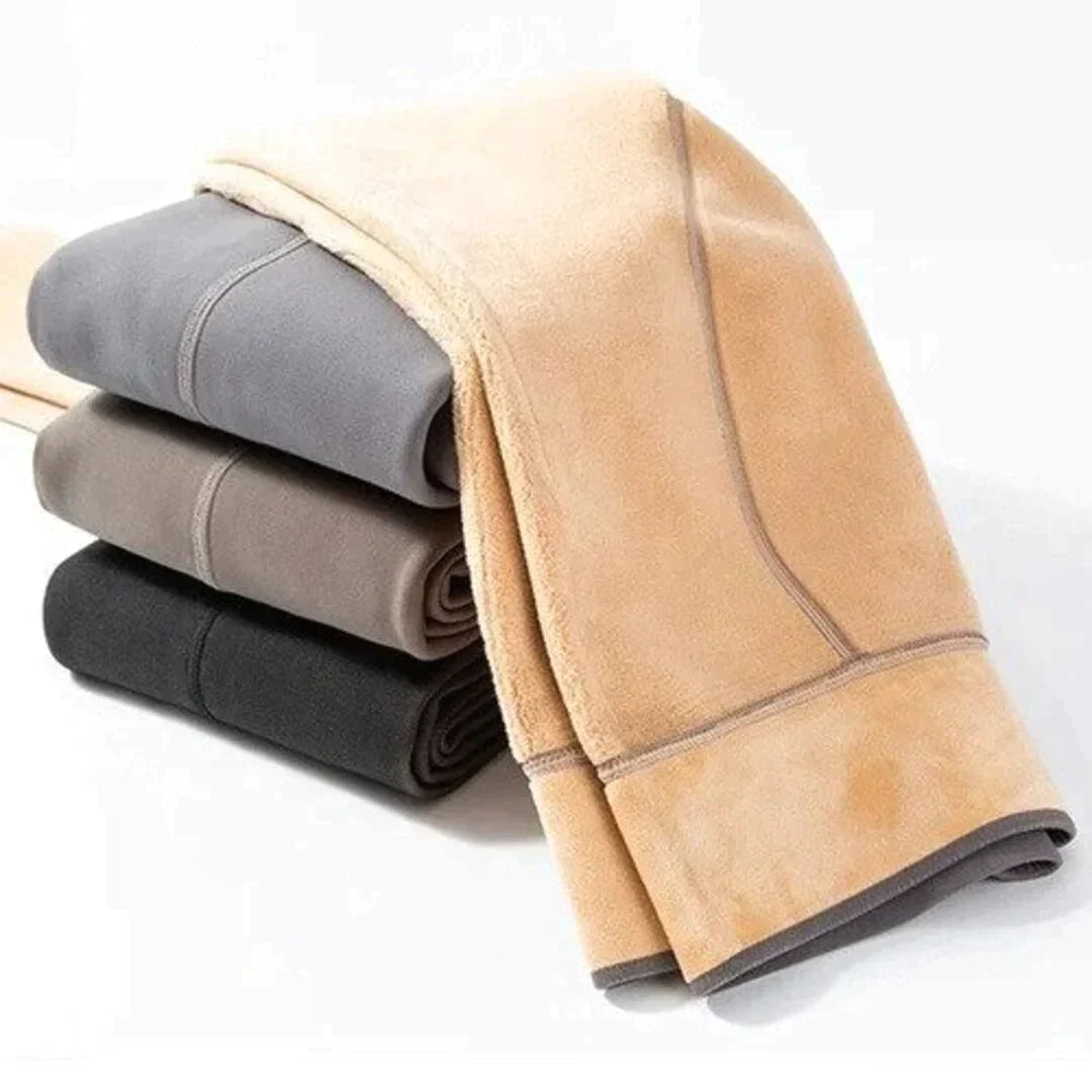 Damen Fleece-Strumpfhosen | Wärmend & Figurformend | Atmungsaktiv