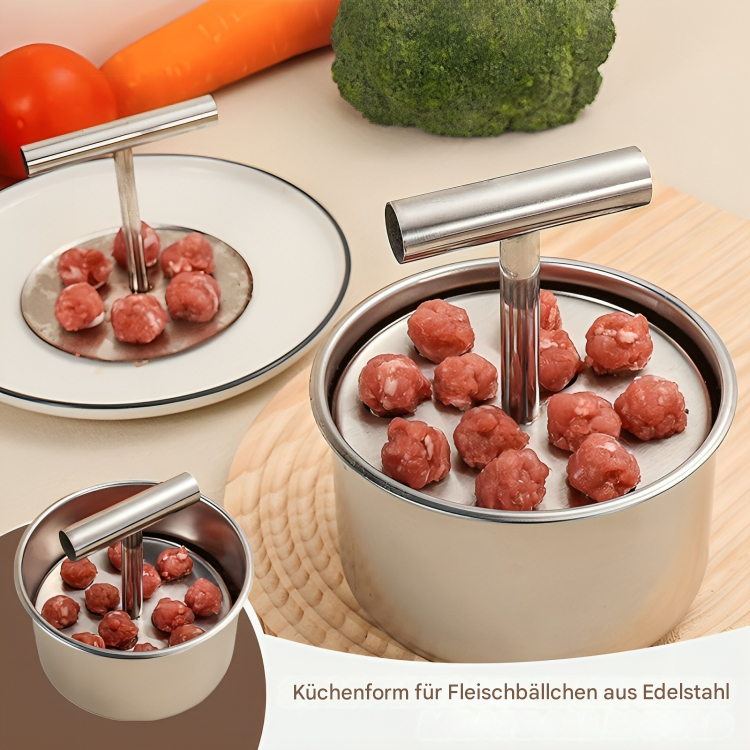 Stainless Steel Meatball Maker for Uniform Portions