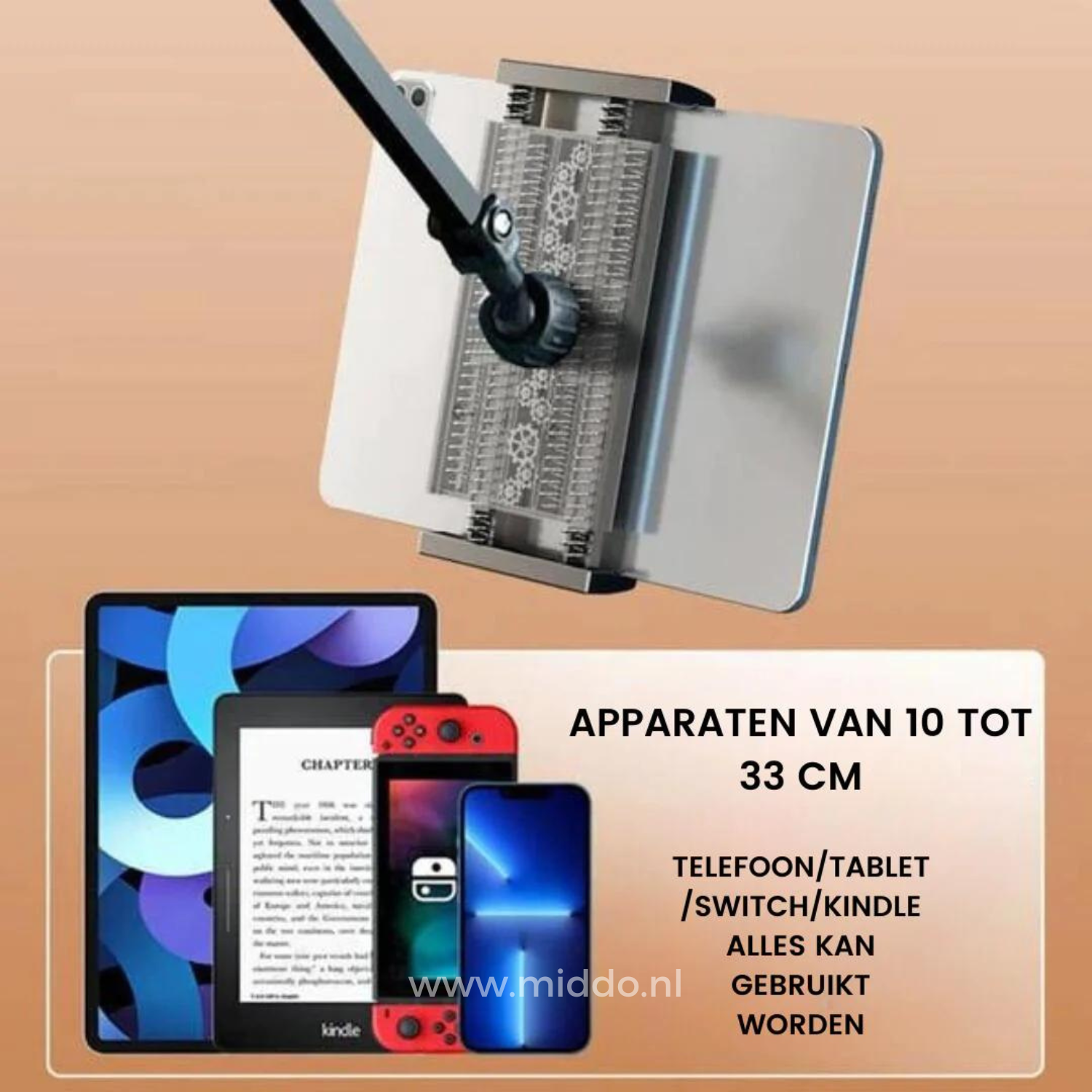 Ergonomic Tablet and Smartphone Holder | Sit Comfortably Without Pain