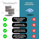 FlexiReiniger | Vielseitige Drahttücher für hartnäckige Flecken [2+2 Gratis]