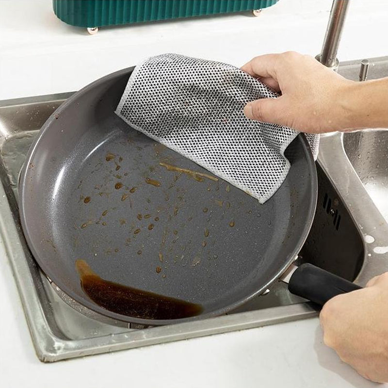 FlexiReiniger | Vielseitige Drahttücher für hartnäckige Flecken [2+2 Gratis]