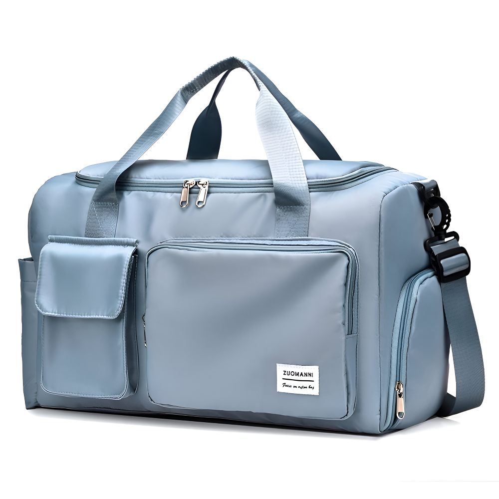 Wasserdichte Reisetasche mit Schuhfach – Leichte Wochenendtasche mit viel Stauraum