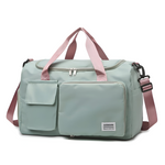 Wasserdichte Reisetasche mit Schuhfach – Leichte Wochenendtasche mit viel Stauraum