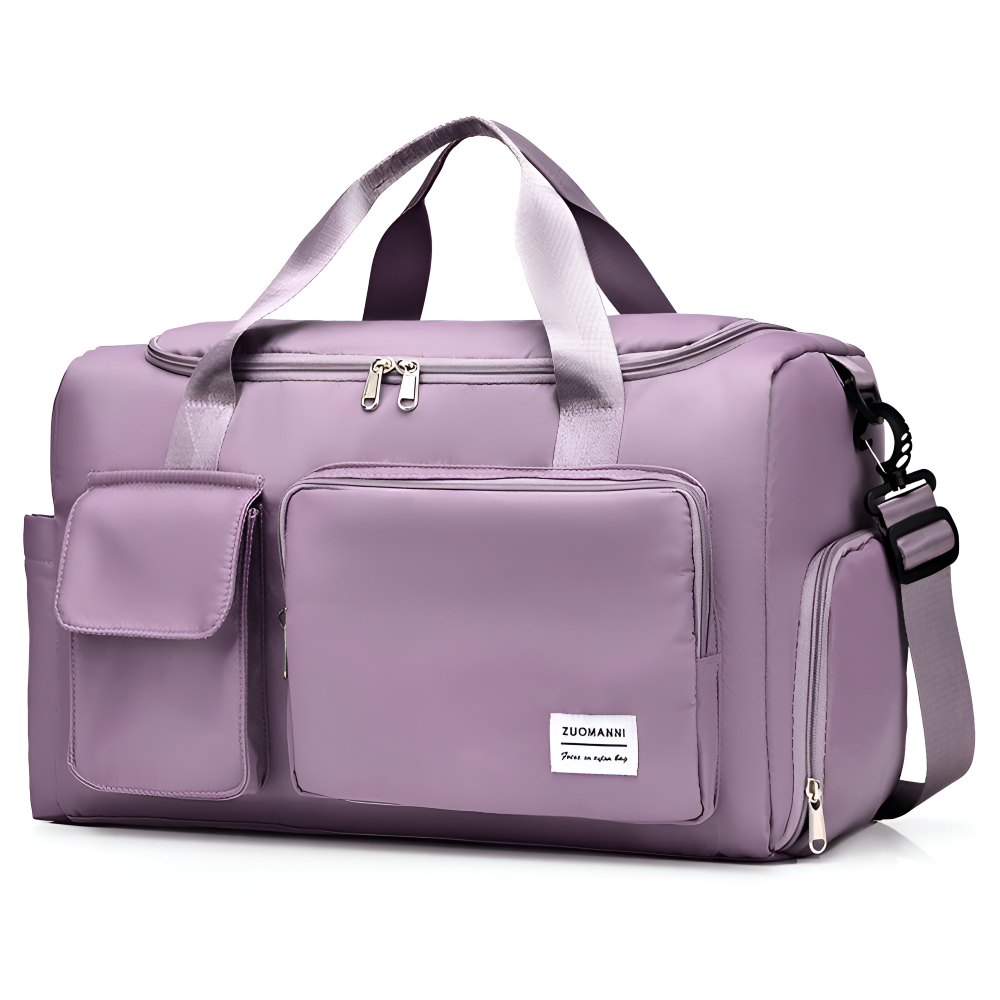 Wasserdichte Reisetasche mit Schuhfach – Leichte Wochenendtasche mit viel Stauraum