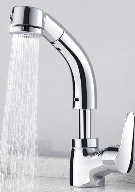 Elegant Extendable Bathroom Faucet for Modern Design