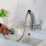 Elegant Extendable Bathroom Faucet for Modern Design
