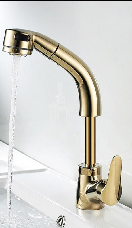 Elegant Extendable Bathroom Faucet for Modern Design