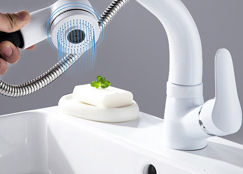 Elegant Extendable Bathroom Faucet for Modern Design