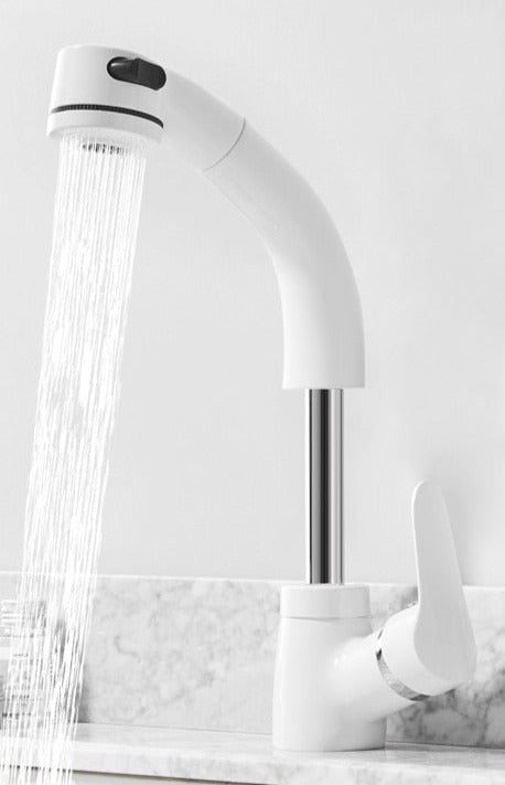 Elegant Extendable Bathroom Faucet for Modern Design