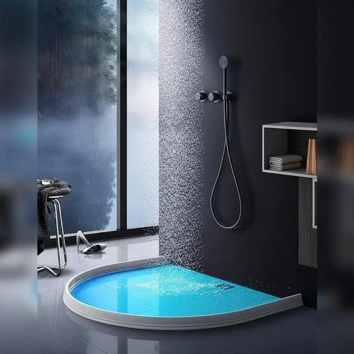 Flexible Wasserbarriere für die Dusche