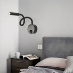 Flexible wall light design with LED for perfect reading