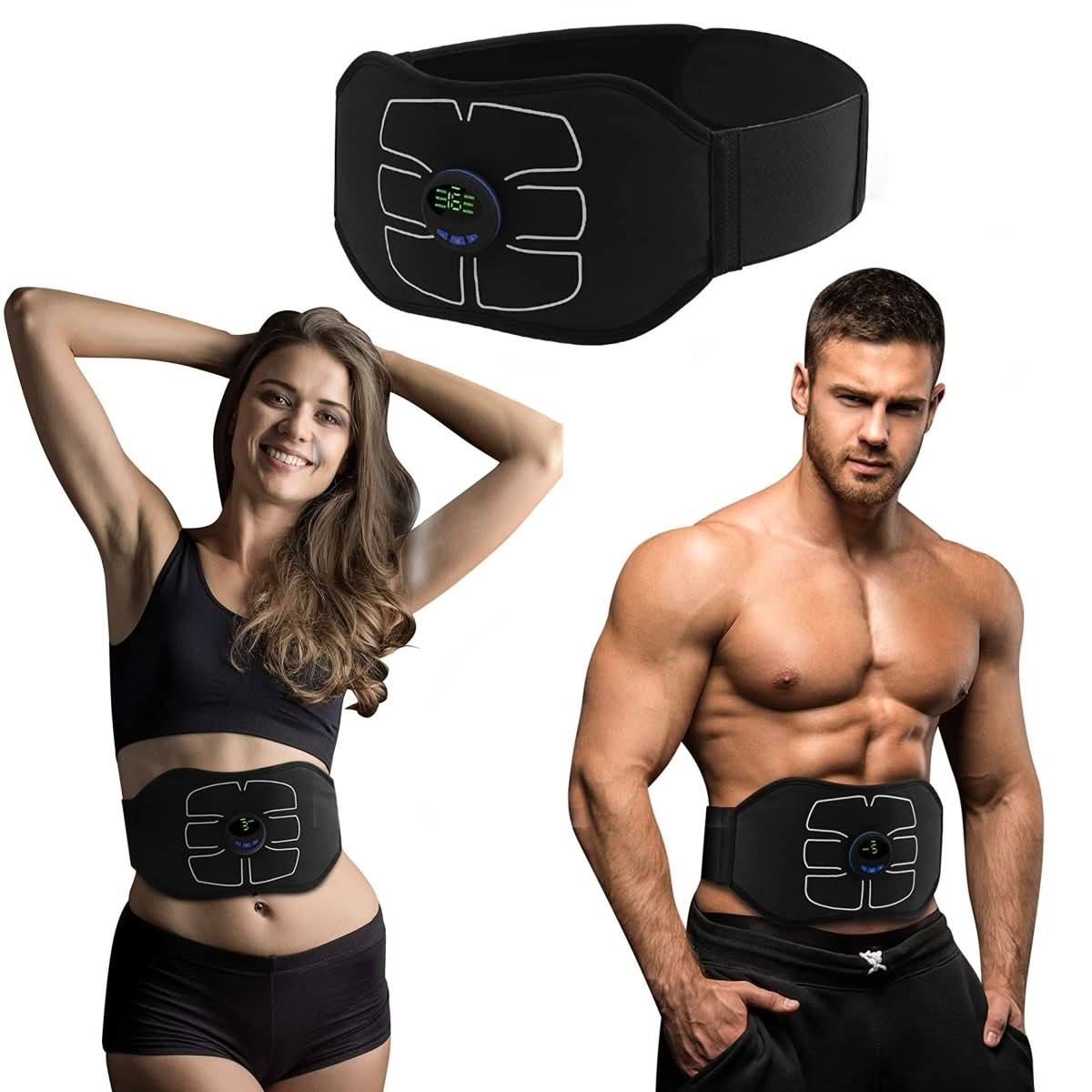 Intelligenter Bauchmuskelgürtel – 6 Trainingsmodi, USB aufladbar