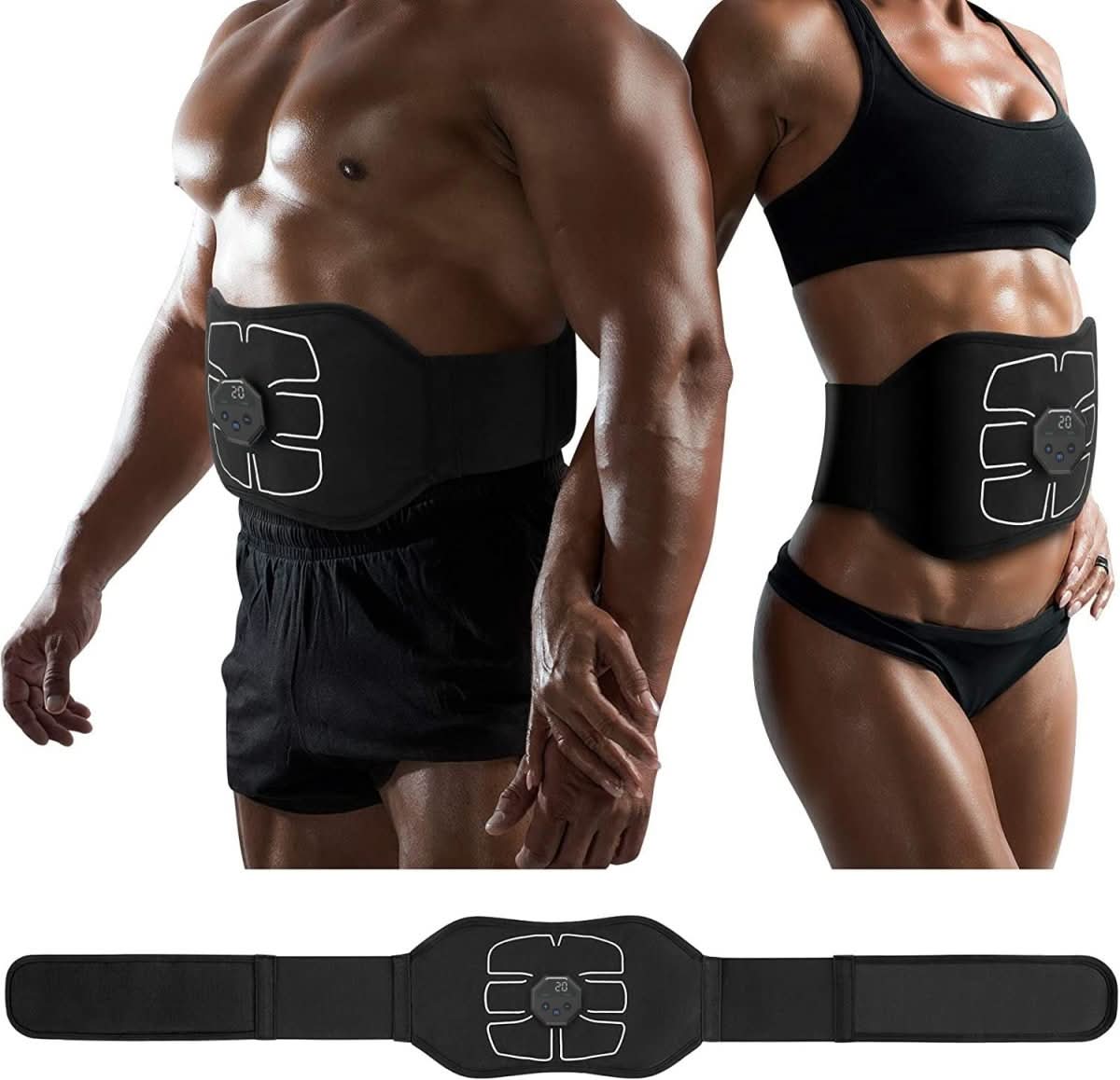 Intelligenter Bauchmuskelgürtel – 6 Trainingsmodi, USB aufladbar