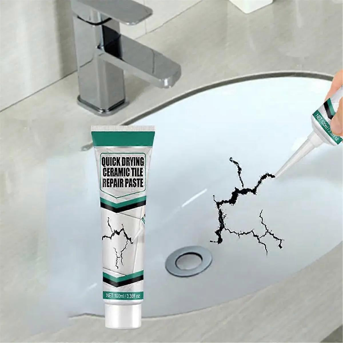 Schnelltrocknende Fliesenreparaturpaste | Wasserdicht | TileFix