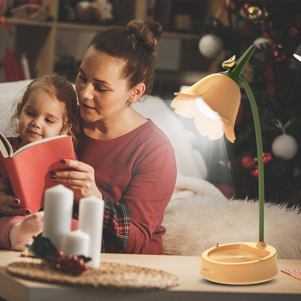 Verspielte Schreibtischlampe mit Touch-Funktion und drei Farbtemperaturen