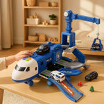 Kreatives Flugzeug- und Fahrzeugspielset für Kinder