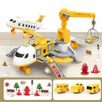 Kreatives Flugzeug- und Fahrzeugspielset für Kinder