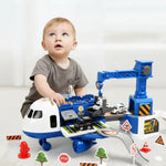 Kreatives Flugzeug- und Fahrzeugspielset für Kinder