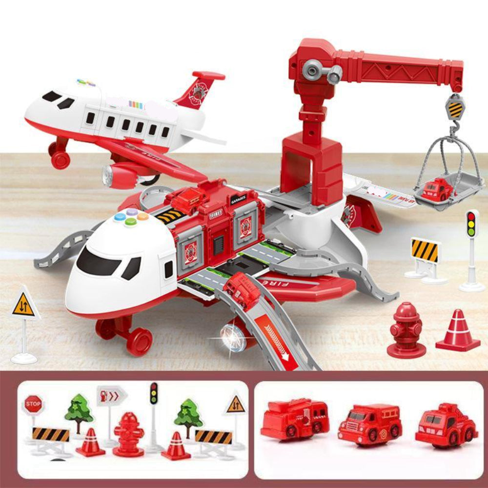 Kreatives Flugzeug- und Fahrzeugspielset für Kinder