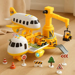 Kreatives Flugzeug- und Fahrzeugspielset für Kinder