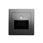 Wall-mounted motion sensor light – Elegant aluminium design with energy-saving LED for stairwells and hallways