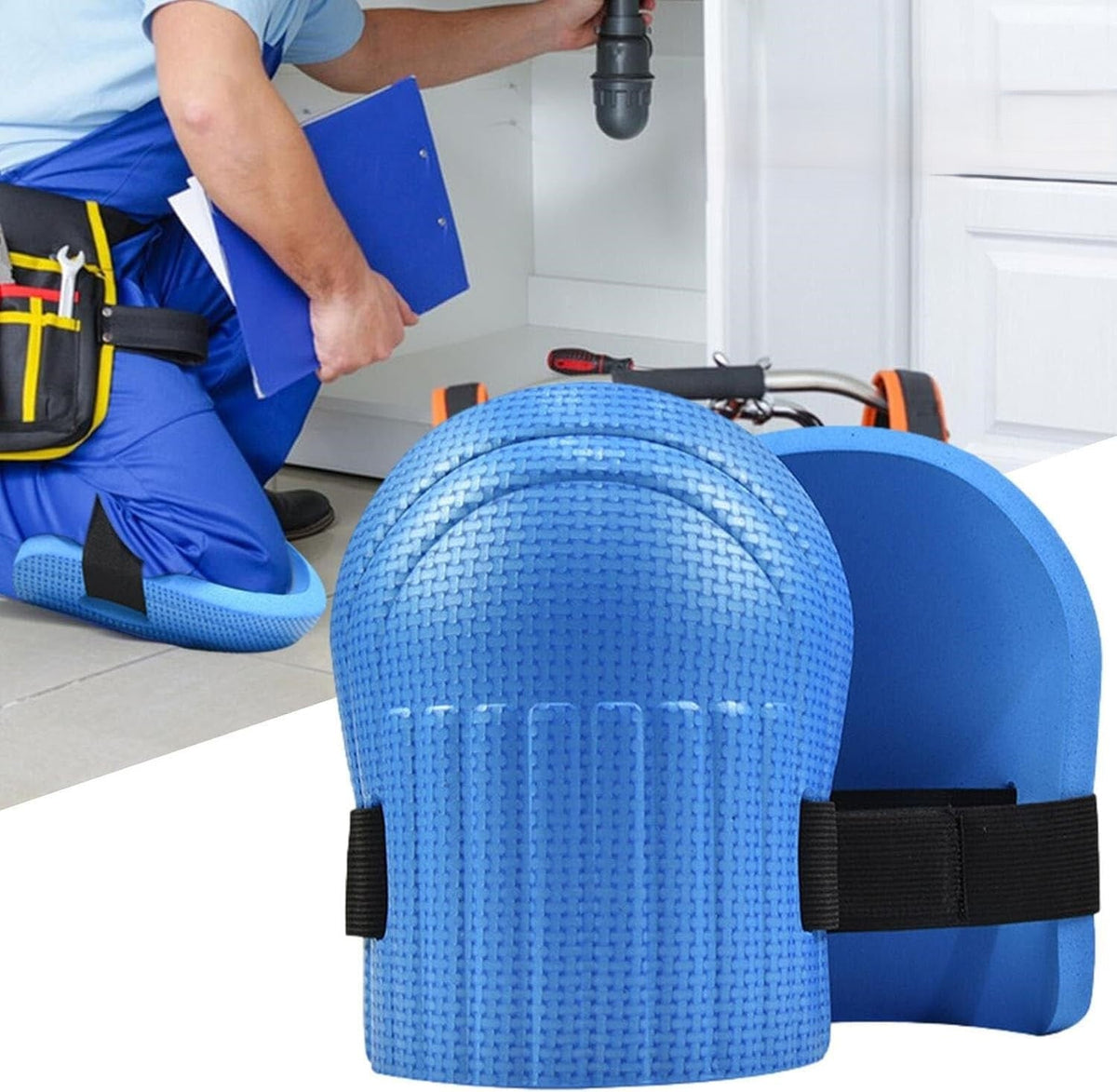 Protective foam kneepads for optimal comfort