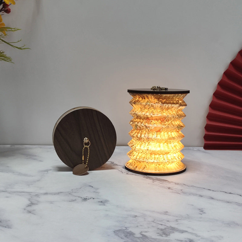 Foldable Lotus Lamp – Colorful USB LED Table Light for Your Home