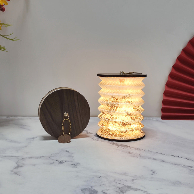 Foldable Lotus Lamp – Colorful USB LED Table Light for Your Home