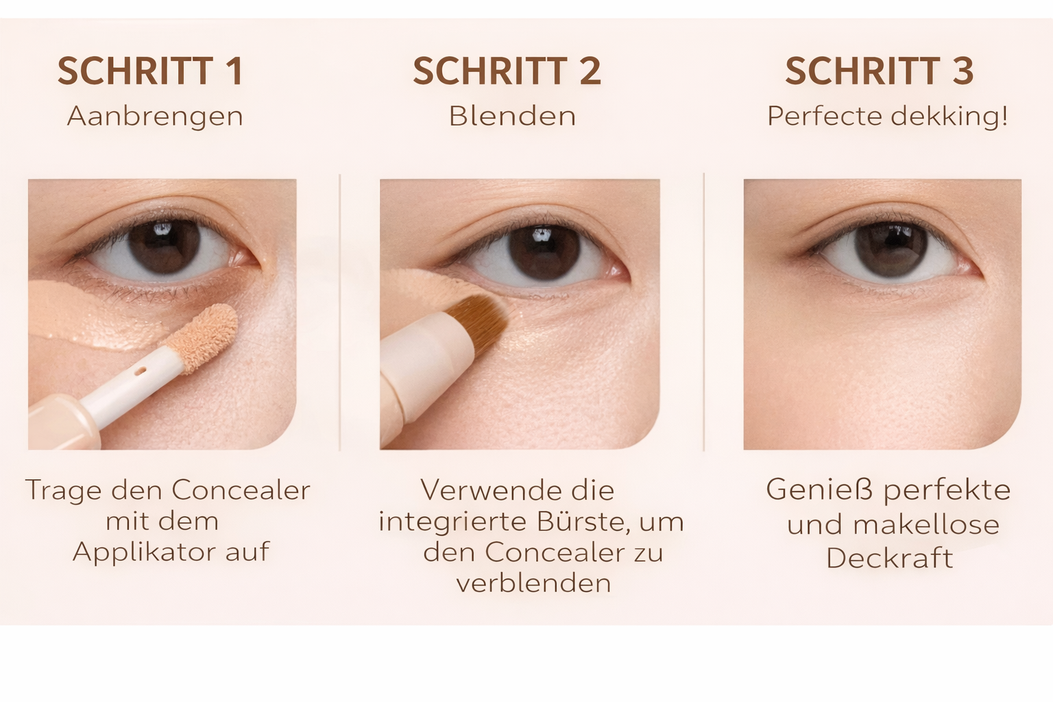 Hautveredelnder 2-in-1 Make-up-Stick für makellose Haut