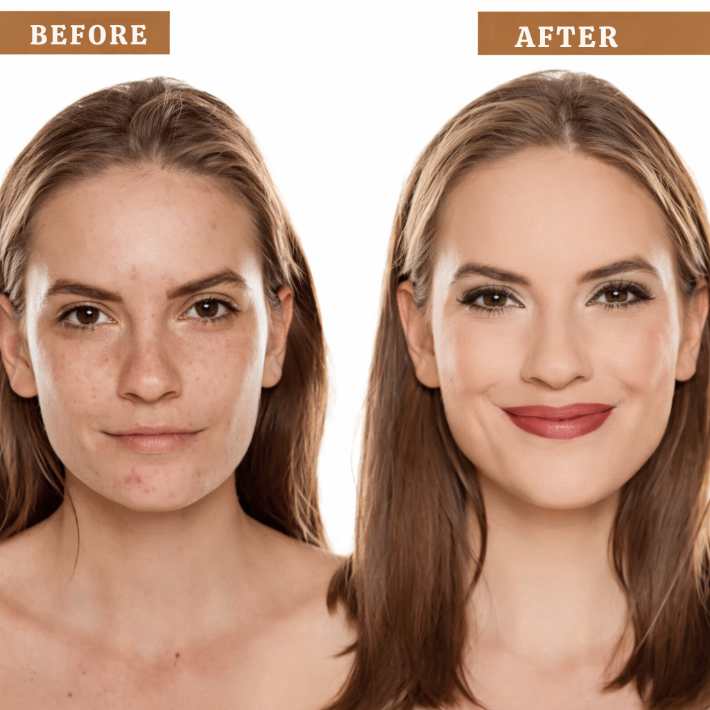 Anpassbarer Make-up Stick für strahlende Haut