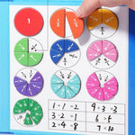 Fraction Game - Magnetic Fraction Puzzle for Kids