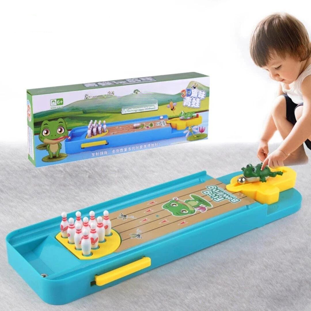 Frosch Bowling - Spielend Lernen mit diesem Fröhlichen Spiel