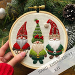 Winterzauber: Kreativset für eine festliche Stickerei