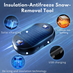 Eisfreihalter für Autos | Solarbetriebenes Enteisungsgerät