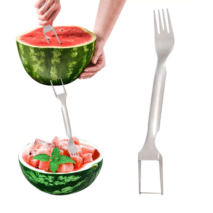 FruchtZauber™ | Der praktische 2-in-1 Obstschneider aus Edelstahl