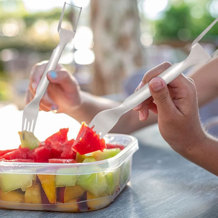 FruchtZauber™ | Der praktische 2-in-1 Obstschneider aus Edelstahl