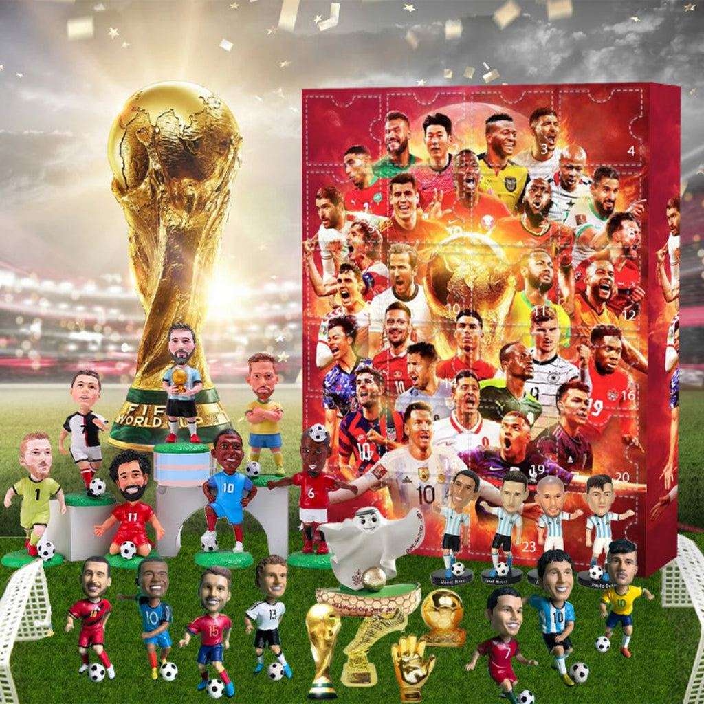 Adventskalender mit Fußballfiguren: 24 Überraschungen für Fans