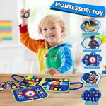 Fantasievolles Spielbrett für die motorische Entwicklung von Kindern