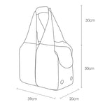 Geräumige und leichte Tragetasche für Haustiere mit atmungsaktivem Design